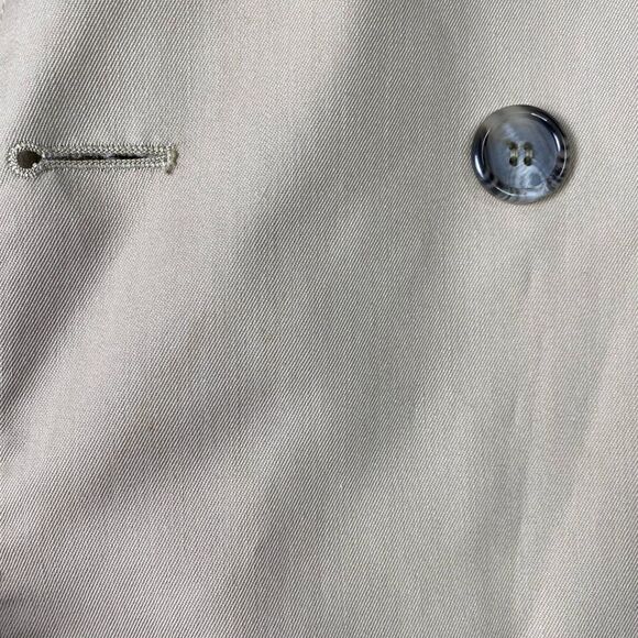 Men's Christian Dior Tan Trench Coat Size 40L - Picture 14 of 15